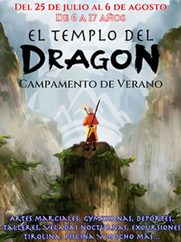 CAMPAMENTO EL TEMPLO DEL DRAGÓN 2023